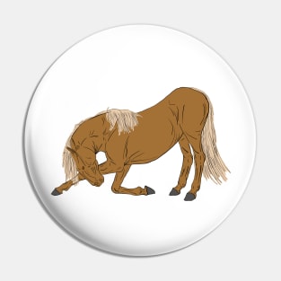 Horse reverence Pin