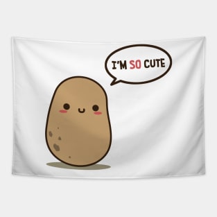 I'm so cute potato Tapestry