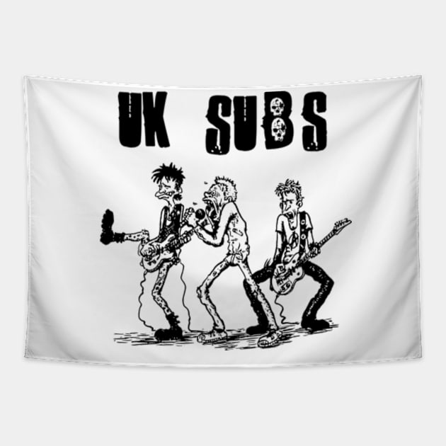 One show of UK Subs Tapestry by micibu