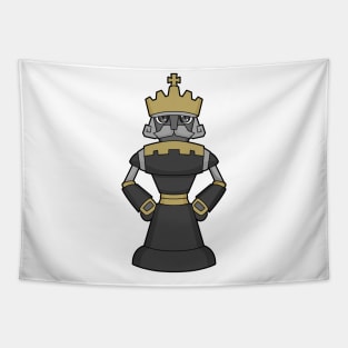 Chess piece King Crown Chess Tapestry