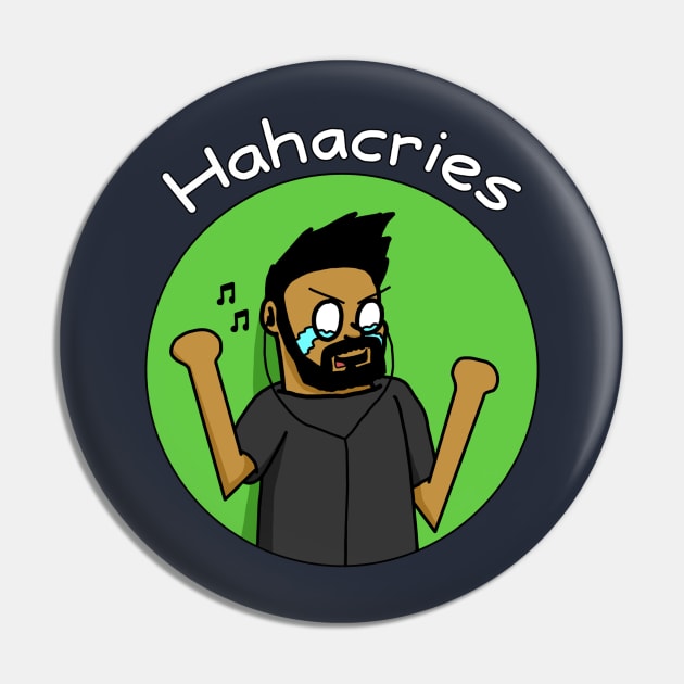 Hahacries Shell Comics T-Shirt Pin by shellcomics