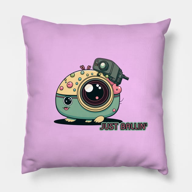 Harriet - Just Ballin' Pillow by Polyshirt