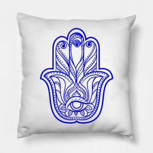 Amulet Hamsa or Hand of Fatima Pillow