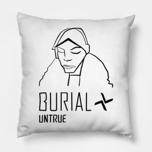 Burial Untrue Album Pillow