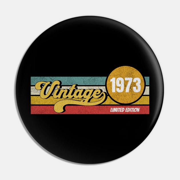 Vintage Limited Edition 1973 T-Shirt Pin by Brookcliff