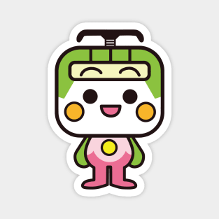 Kawaii Train Magnet