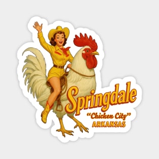 Chicken City Chick Magnet