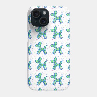 Balloon Dog Party - Green Phone Case