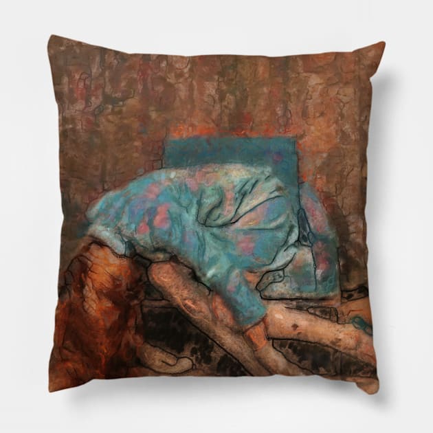 Tired Pillow by Blank Kunst