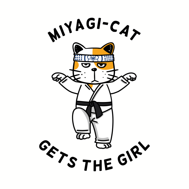 Miyagi-Cat Gets The Girl by Onefacecat