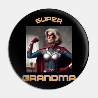 Super Grandma Pin