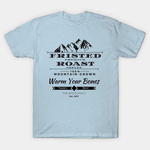 Discover Fristed Premium Roast Coffee - Dark - The White Vault - T-Shirt