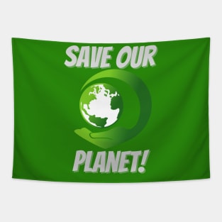 Save Our Planet | Save The Earth Tapestry