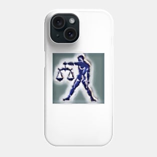 Libra in Blue Phone Case