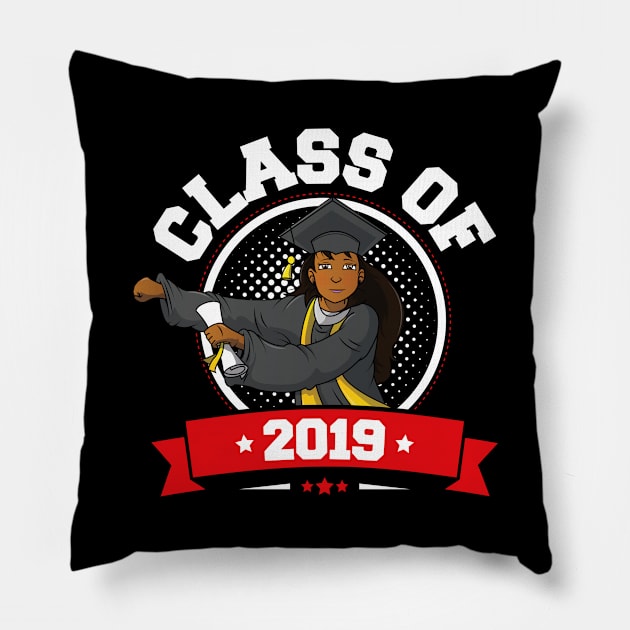 Flossing Graduation Class Of 2019 Women Funny Pillow by trendingoriginals