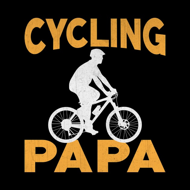 Cycling Papa Novelty Cycling Father Design by TheLostLatticework