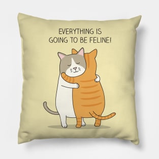 cat's hug Pillow