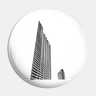 Barbican in black and white Pin