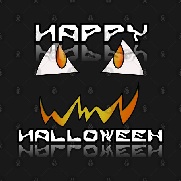 Jack O Lantern Face - Happy Halloween Costume - Fire Orange by MaystarUniverse