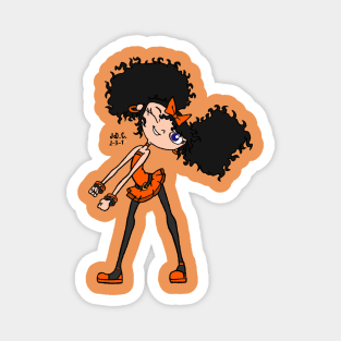 Izzy Orange Magnet