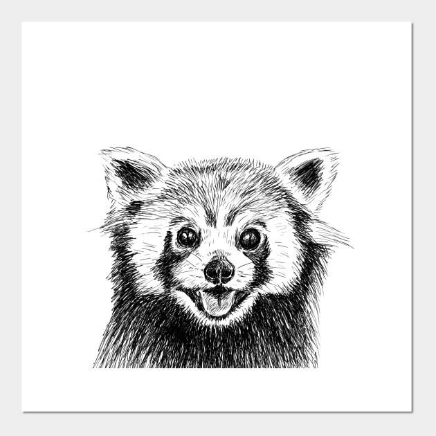 Get Wallpaper Red Panda Print Red Panda Posters And Art Prints Teepublic For iPhone Free