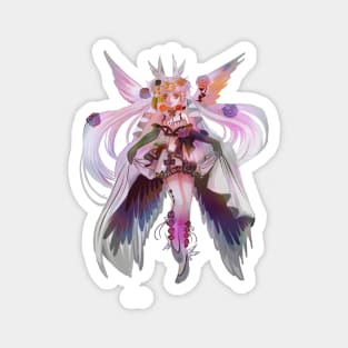 Cute anime Japanese cartoon lenaria cool graphic feminine anime art wing lady Magnet