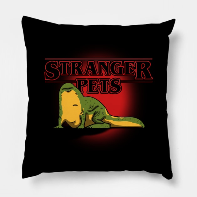 Stranger Things Dustin Henderson Demogorgon Pet Dart From The Upside Down Pillow by BoggsNicolas