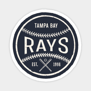 Tampa Bay Rays Ball by Buck Tee Originals Magnet