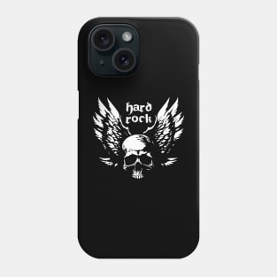 hardrock skull with wings Phone Case