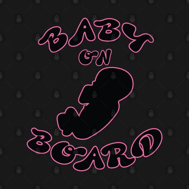 Baby On Board Funny Pregnancy Slogan by Harlake