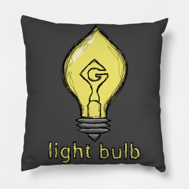 Light Bulb Pillow by MandrakeCC