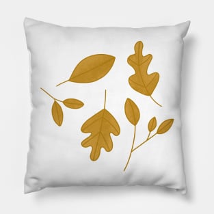 Golden Leaves Pillow