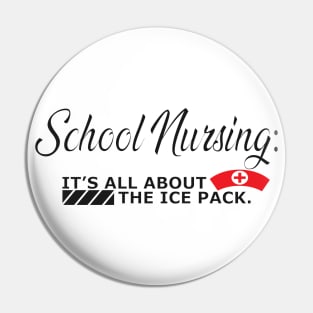 School Nursing It's all about the ice pack Pin