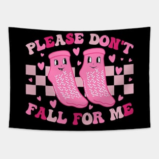 Non Slip Socks Please Don_t Fall For Me Medical Nurse Tapestry