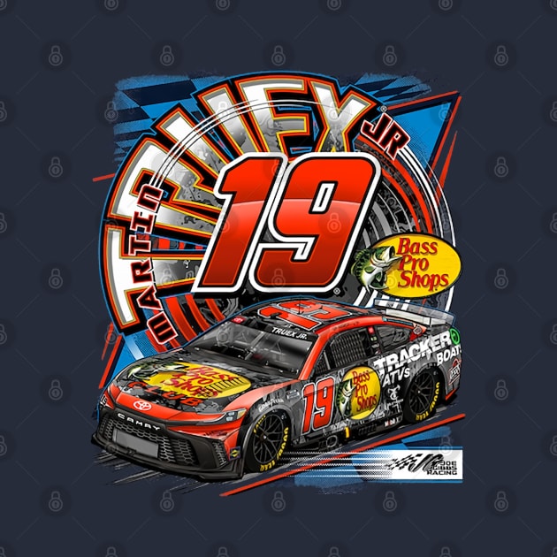 Martin Truex Jr. Navy Car by ganisfarhan