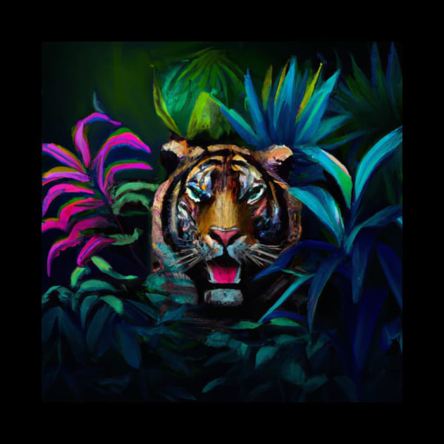 Tiger Painting by Trip Tank