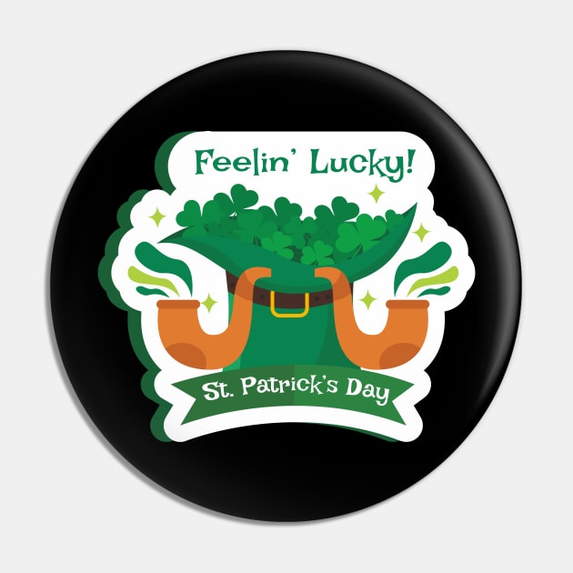 Feeling lucky Pin by Samira.Store