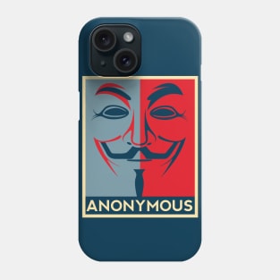 anonymous hacker Phone Case