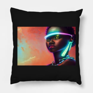 African Futurism: Beauty and Style T-Shirt Pillow