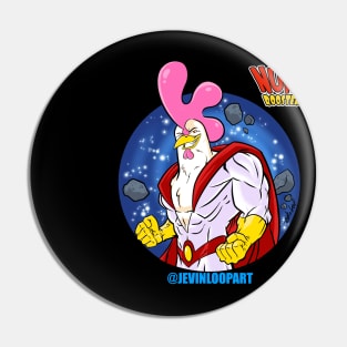 Nuke rooster circle Pin