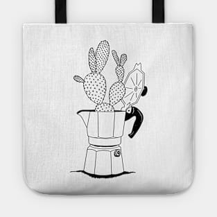 Cactus in Moka Pot 🌵 Tote