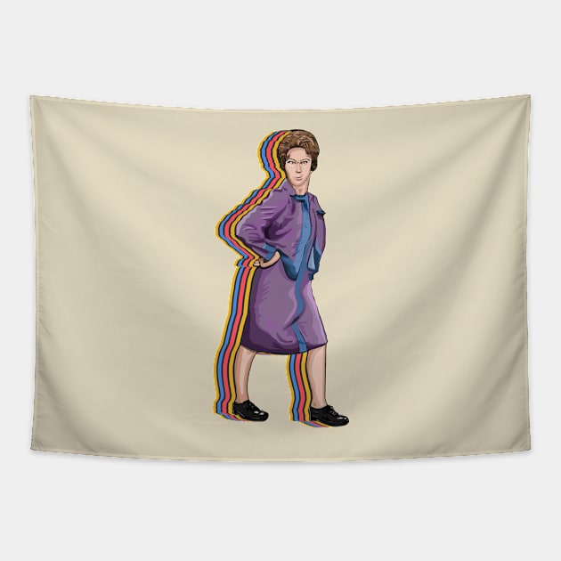 The Church Chat Superior Dance Tapestry by FanboyMuseum