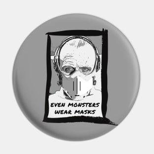 Even Monsters Wear Masks - Hannibal Pin