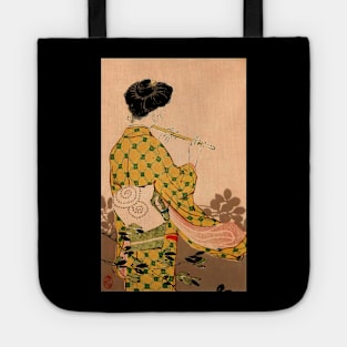 Geisha melody - vintage japanese art Tote