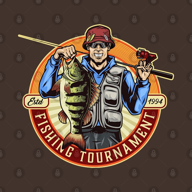 Fishing Tournament, 1994 by Fisherman Hooks Baits