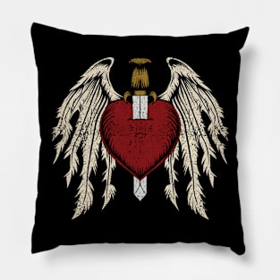 Heart in Sword Pillow