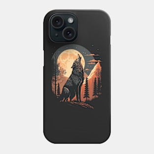 Moonlit Howl Phone Case