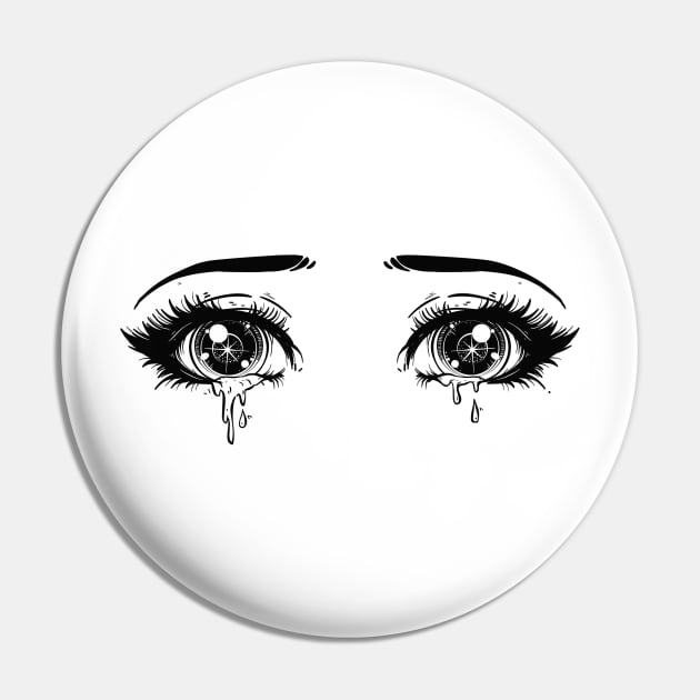 Anime eyes crying Pin by Juliet & Gin