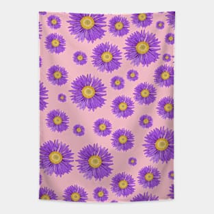 aster flower pattern Tapestry