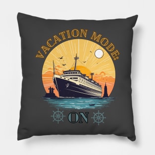 Vacation Mode: ON Pillow